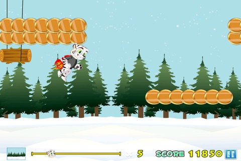 A White Lion Jungle Invasion FREE - Angry Chasing Tiny Tiger Games For Boys screenshot 4