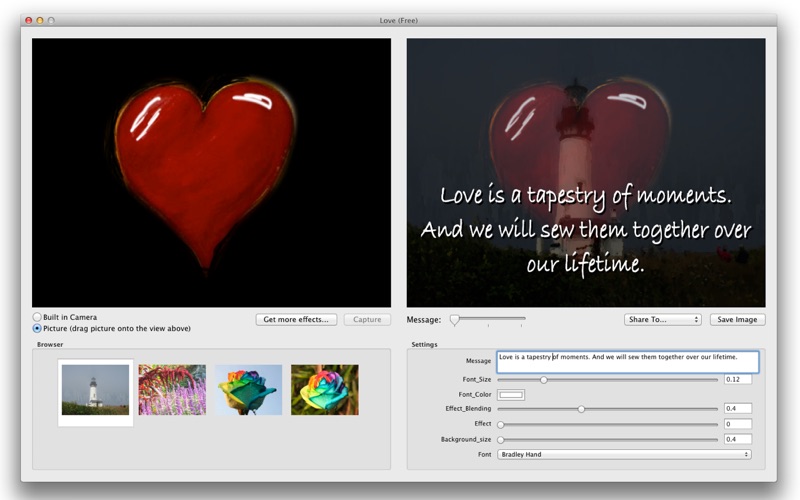 Screenshot #1 pour Love (Free)