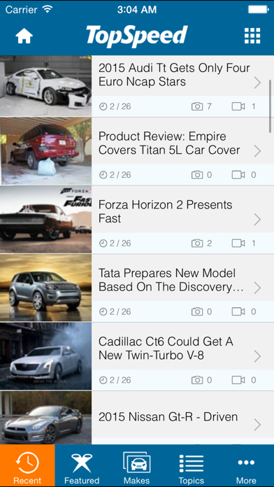 Screenshot #1 pour TopSpeed.com