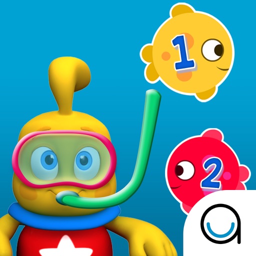 Learn to Count 1234 with Fishes - Numbers Counting & Quantity Match Math Puzzle : Memory IQ for  toddler & kids of Montessori, Preschool & Kindergarten FREE