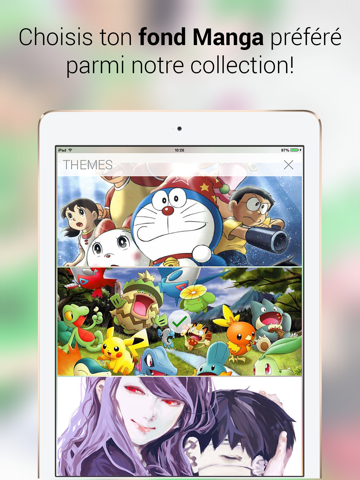 Screenshot #5 pour MangaKey - Clavier pour les amoureux de Manga et Anime - Fonds GIFs