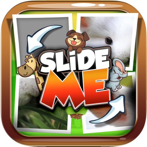 Slide Me Puzzle : Baby Animal Tiles Quiz the Picture Games icon