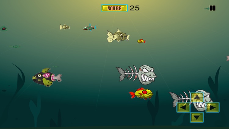 Hungry Zombie Shark Attack Frenzy: Eat the Small Fish Pro screenshot-3