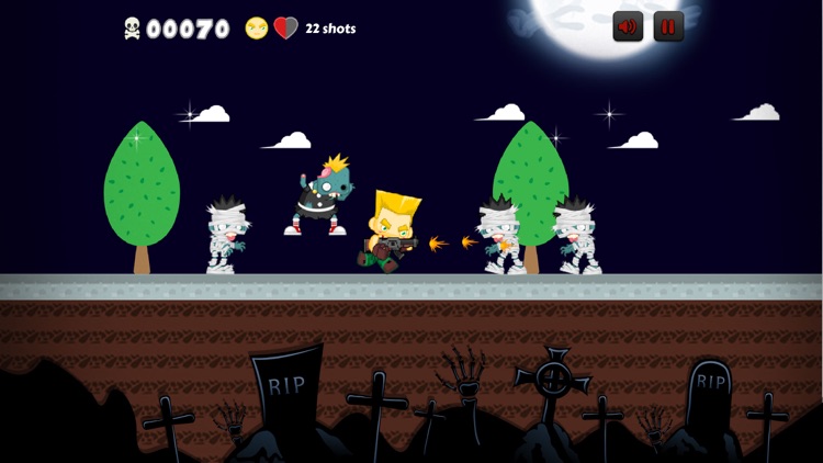 Fighter King VS Hungry Zombie - Action Shoot Game