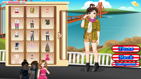 American Girls - Dress up and make up game for kids who love fashion games screenshot