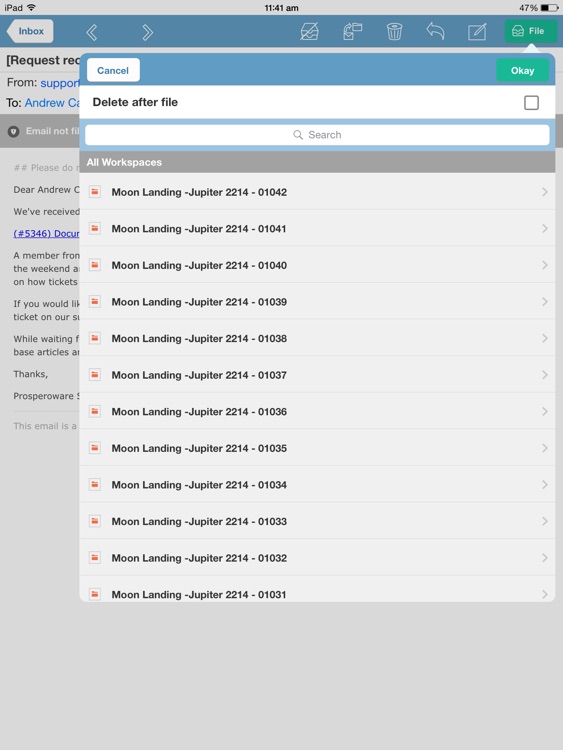 Zone Mail for iPad