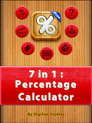 7 in 1 : Percentage Calculators Freeのおすすめ画像1