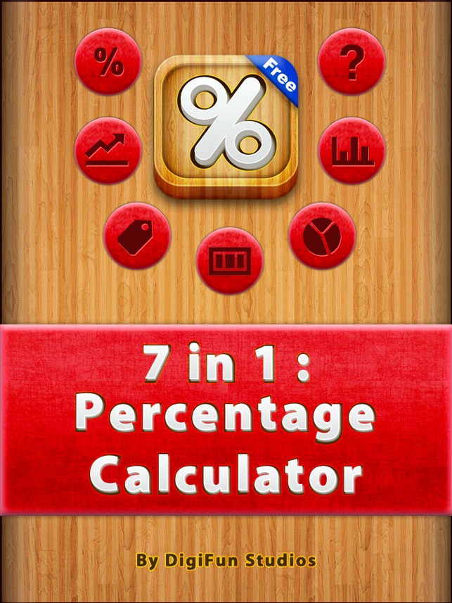 7 in 1 : Percentage Calculators Free on the App Store