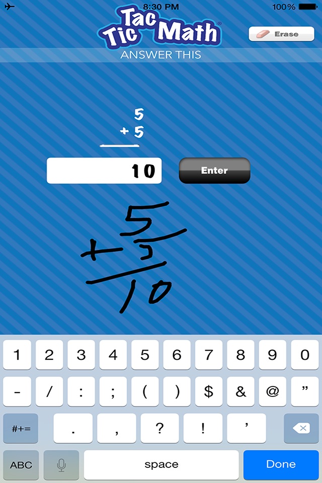Tic Tac Math screenshot 2