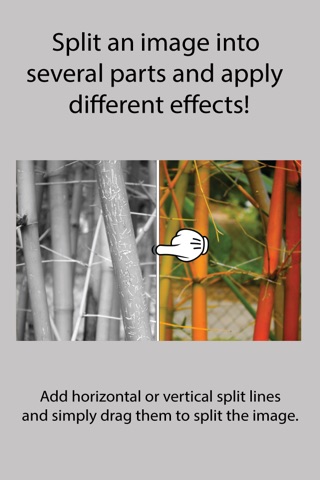 Slice Effect - combine several photo filters for creative and unique effects screenshot 2