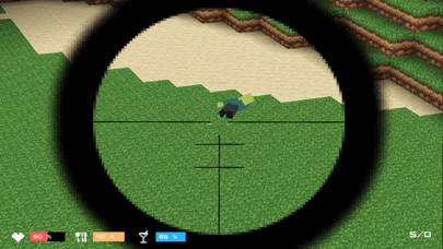 Screenshot #2 pour Cube Gun 3D Zombie Island