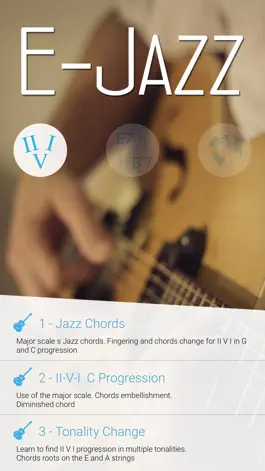 Game screenshot E-Jazz : Chords for Jazz Guitar hack