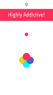 four awesome dots - free falling balls games iphone screenshot 2