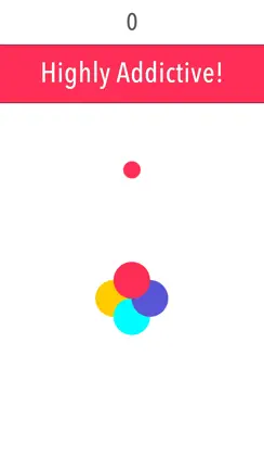 Four Awesome Dots - Free Falling Balls Games iPhone image 2
