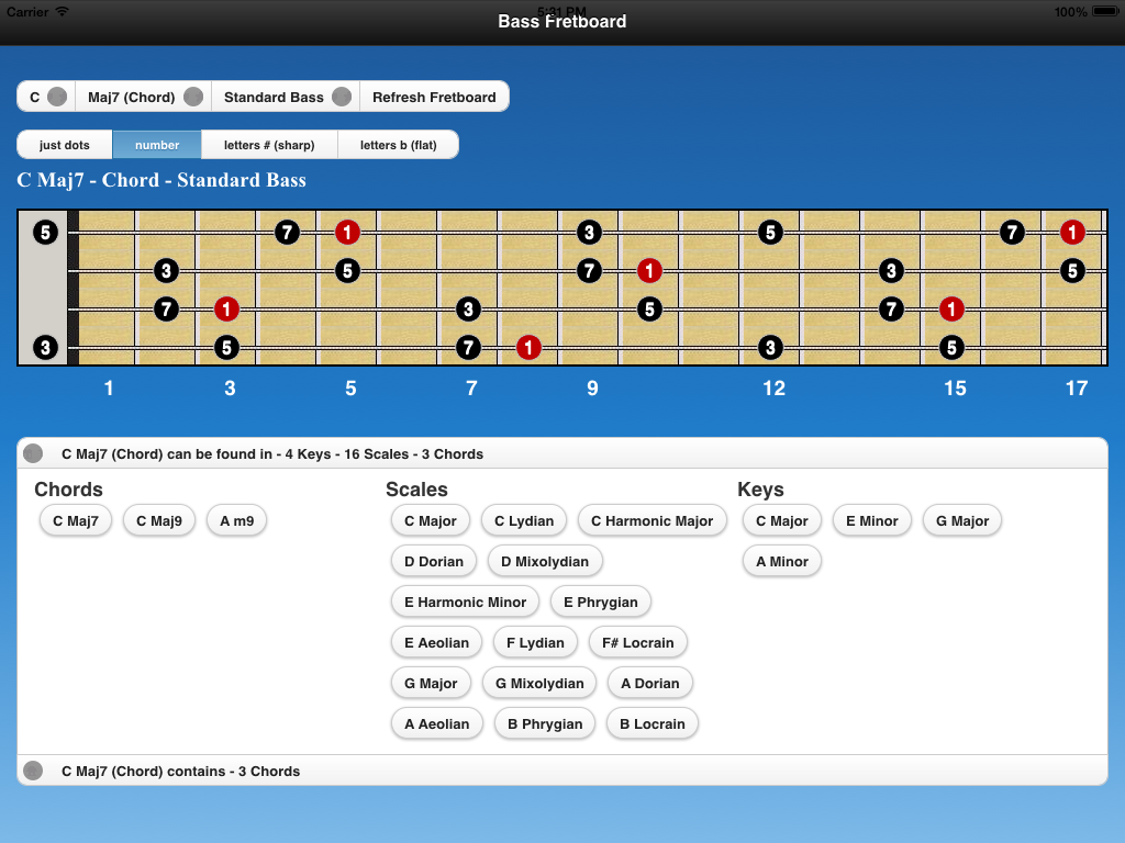 Bass Chords and Scales screenshot 8