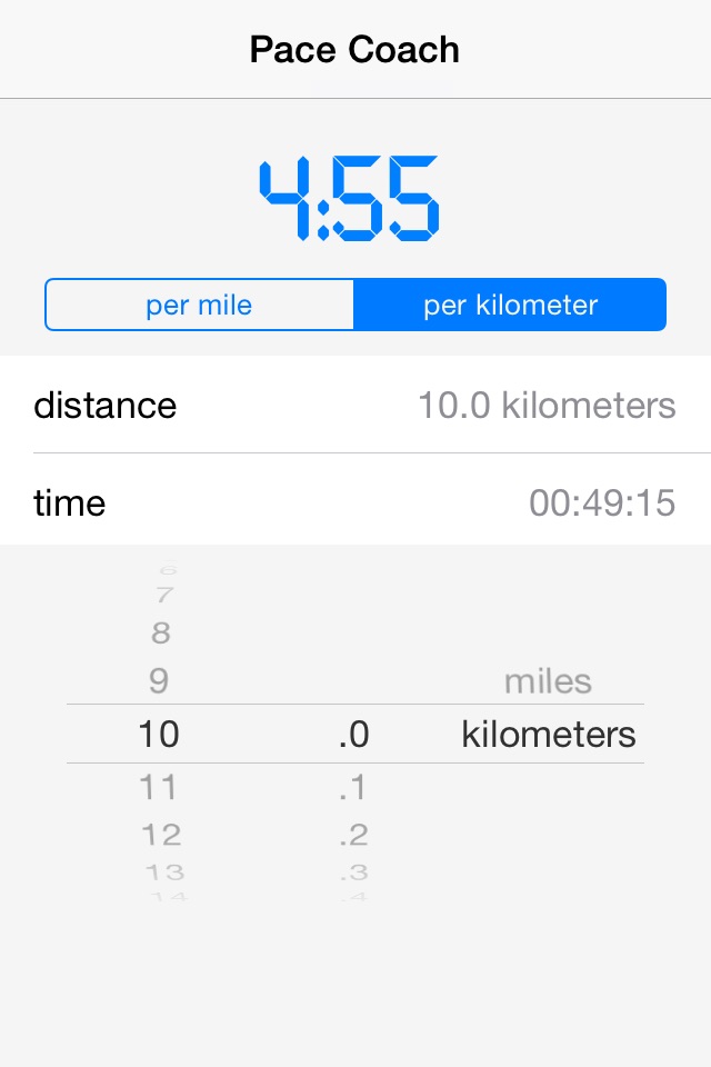 Pace Coach Free Pace Calculator screenshot 4