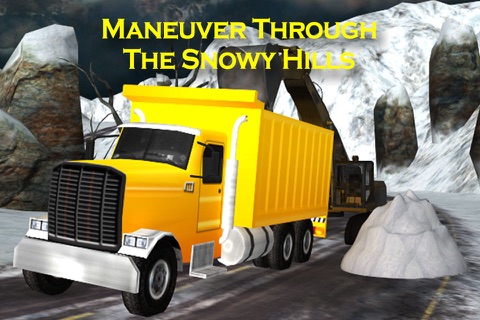 Snow Plow Truck Driver 3D Simulator - Drive snowblower to clear up ice and excavate the snow with excavator screenshot 4
