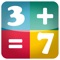 This is an educational math game for your kids and why not, maybe for everyone (this is a good brain test and you can improve your math calculations speed)