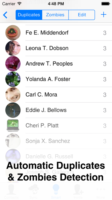 Contacts Duster - Smart Duplicates Cleaner & Reliable Cloud Sync Screenshot 4 - AppWisp.com Contacts Duster - Smart Duplicates Cleaner & Reliable Cloud Sync Screenshot 4 - AppWisp.com