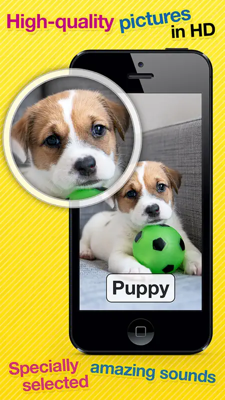 Smart Baby Touch HD - Amazing sounds in toddler flashcards of animals, vehicles, musical instruments and much more screenshot 2 of 5