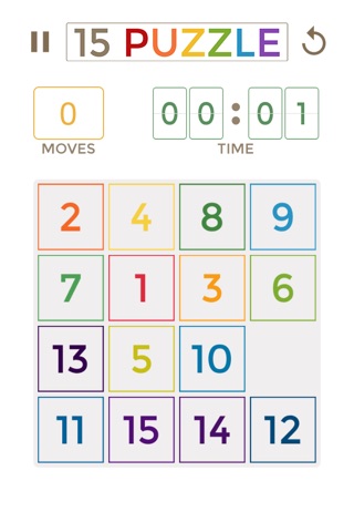 Fifteen Puzzle Classic - The sliding tiles game screenshot 3