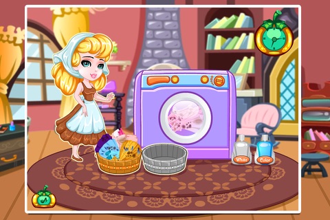 Princess laundry day screenshot 2