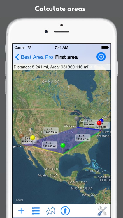 Best Area Pro - Measure path and land area on map