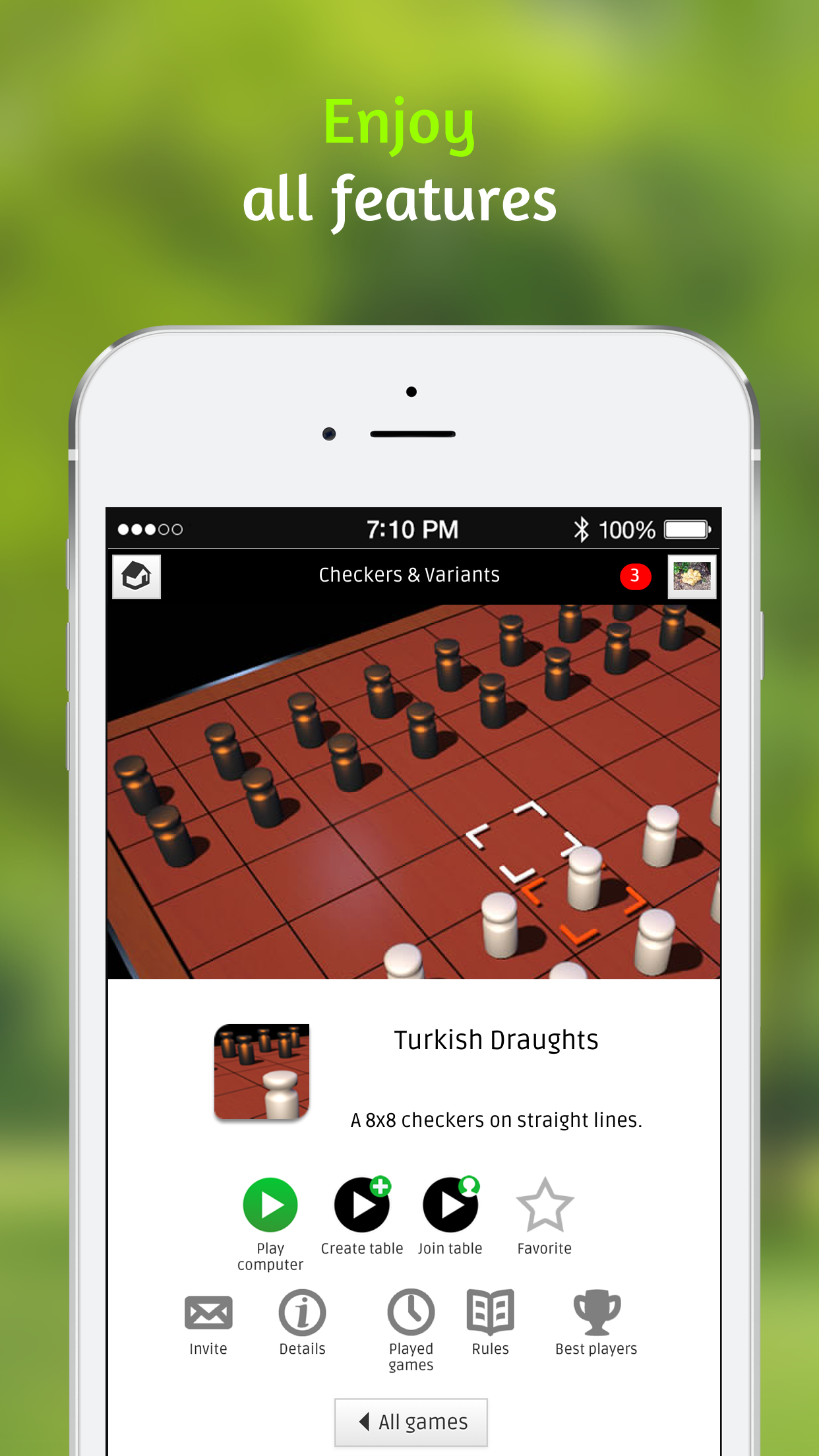 Checkers/Draughts & Variants