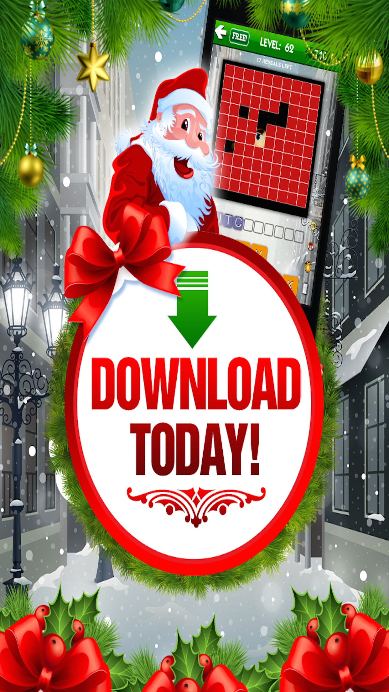 A Guess the Picture Christmas Words Free Holiday Pics Guessing Trivia Puzzle Games screenshot 5