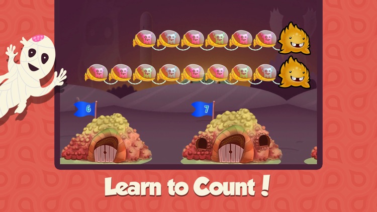 School Monsters Counting - Math Learning app for Kids in Preschool, Kindergarten & First Grade FREE screenshot-4