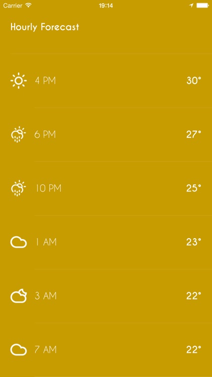 iWeather - Minimal, simple, clean weather app screenshot-3