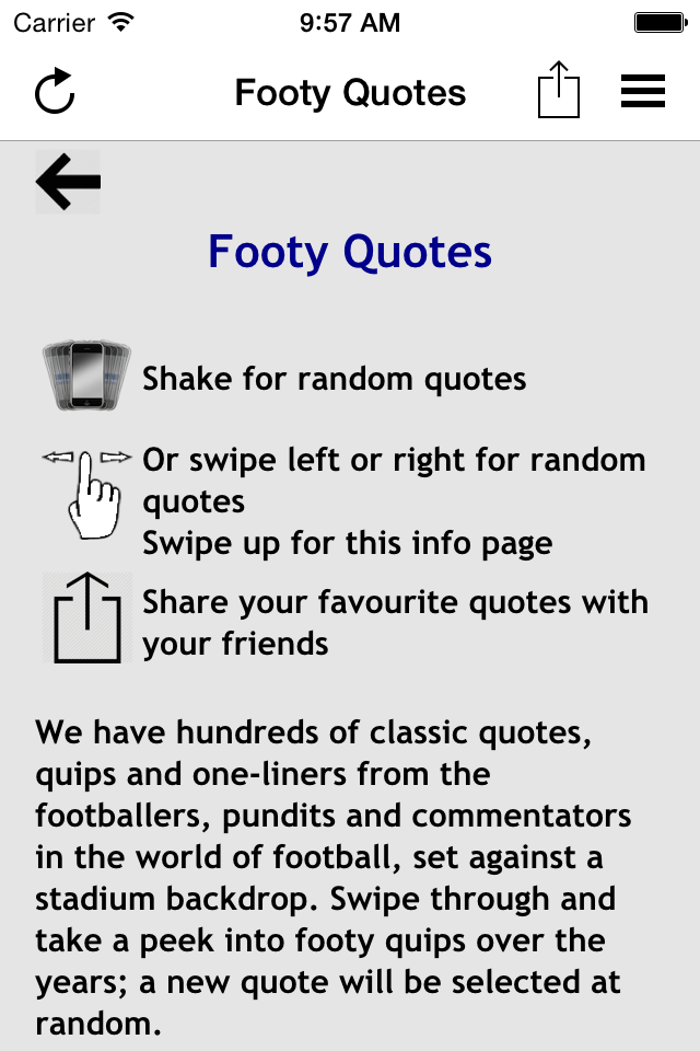 Footy Quotes Free