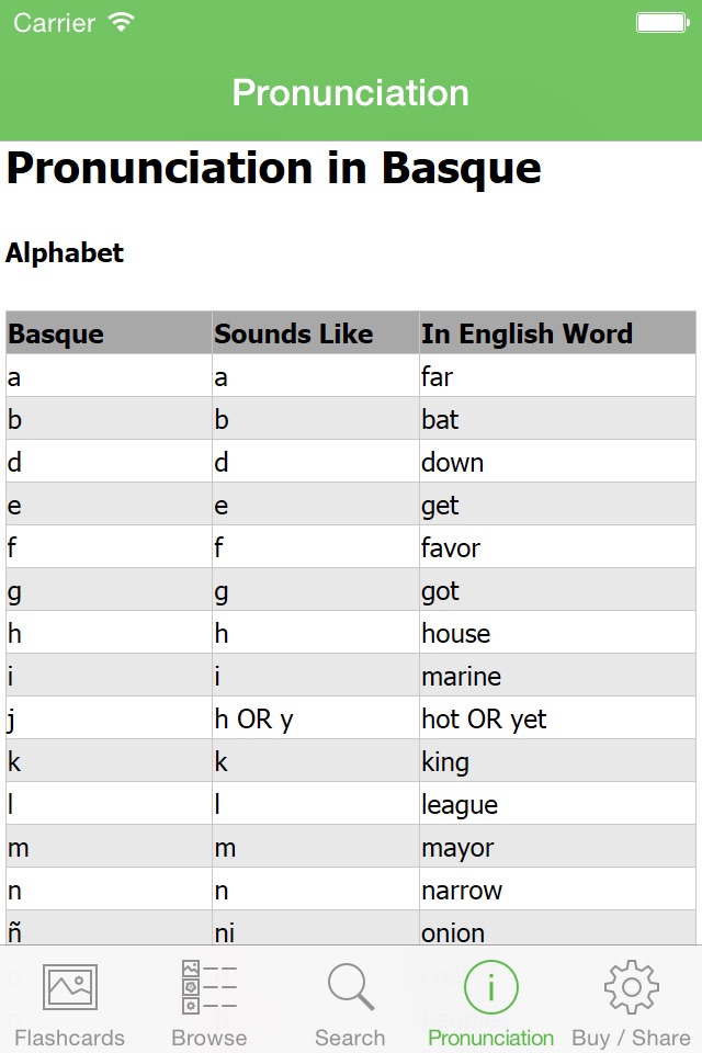 Basque Flashcards with Pictures Lite screenshot 2