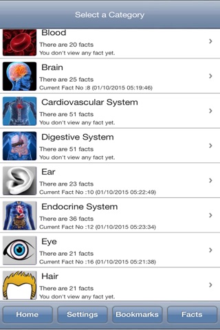 Cool Human Body Facts screenshot 2