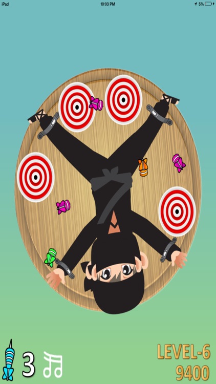 Darts Ninja - Be A Crazy Pro And Avoid The Clumsy Victim screenshot-3