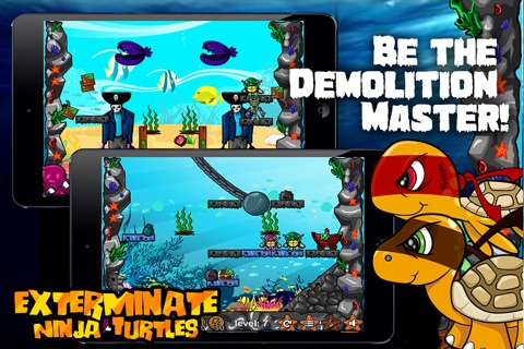 Exterminate Ninja Turtles- The turtles battles Free screenshot 3
