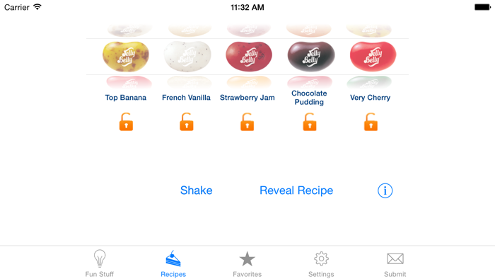 Jelly Belly Recipe Shaker