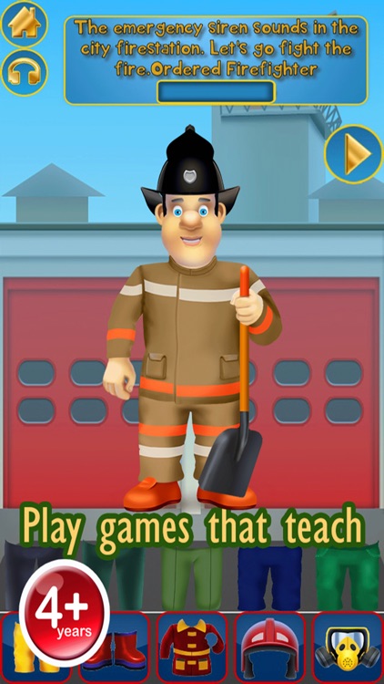 My Brave Fireman Rescue Design Storybook - Free Game