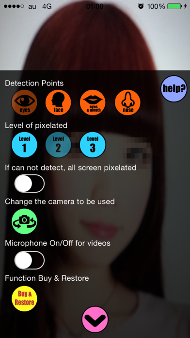 How to cancel & delete Realtime Pixelization Camera(Mosaic Camera) from iphone & ipad 2