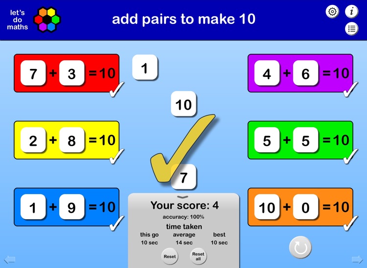 number bonds to 100 by lets do maths