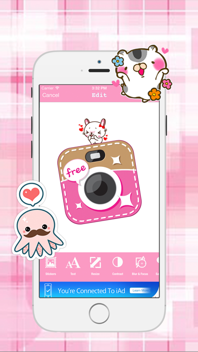 Screenshot #2 pour Cute Photo Sticker2