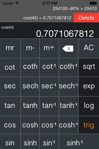 Calculator Scientific Pro screenshot 2