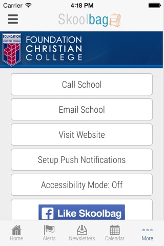 Foundation Christian College - Skoolbag screenshot 4