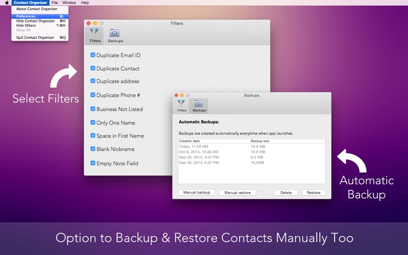 Screenshot #4 for Contact Organizer