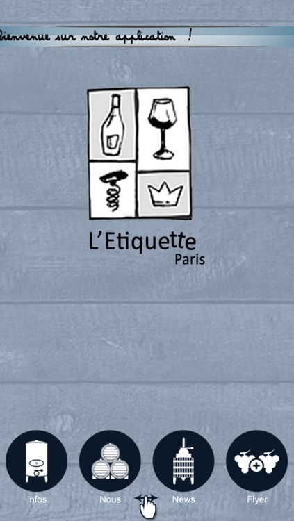 L'étiquette Paris Cave à Vins