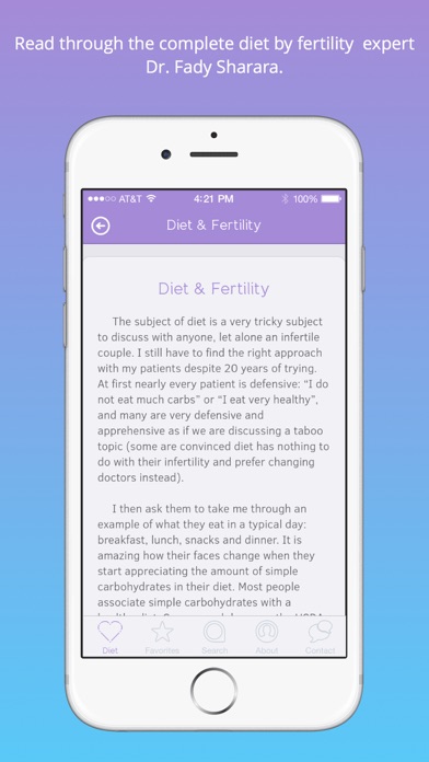 The Infertility Diet Screenshot