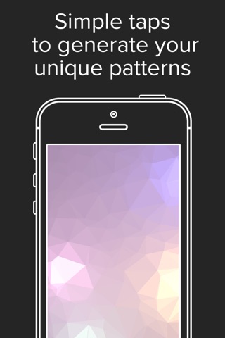 Random Polygon Wallpaper Plus Free — support 6 and 6plus resolutions screenshot 3