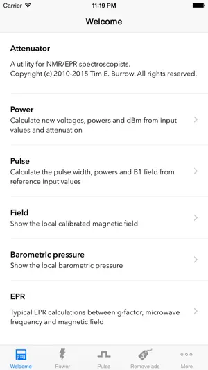 Attenuator screenshot 1