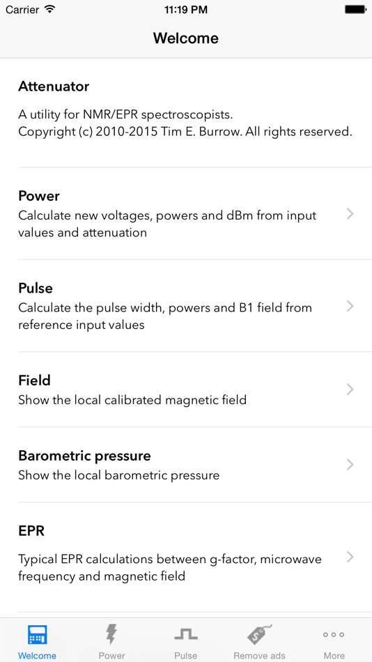 #1. Attenuator (iOS) Podle: Tim E. Burrow