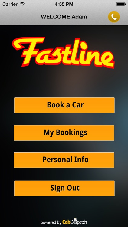 Fastline Taxi Booker